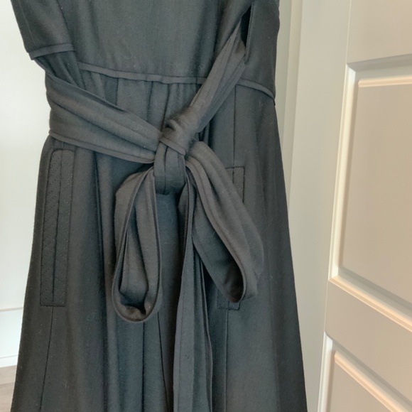 Vintage DIANE VON FURSTENBERG Silk and Wood Wrap Dress - Picture 2 of 11